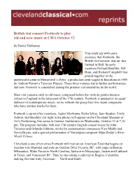 British Viol Consort Fretwork to Play Old and New Music at CMA October 12