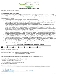 2010-2011, Blue Ribbon Schools Program