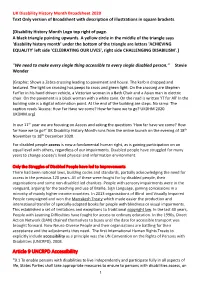 Article 9 UNCRPD Accessibility