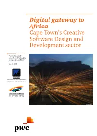 Digital Gateway to Africa Cape Town's Creative Software Design and Development Sector