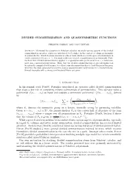 Divided Symmetrization and Quasisymmetric Functions 1