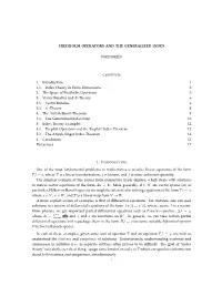 Fredholm Operators and the Generalized Index