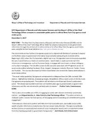 NYC Department of Records and Information Services and The