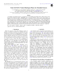 Total ALFALFA Neutral Hydrogen Fluxes for Extended Sources