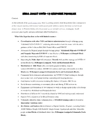 Seba Jagat Covid -19 Response Program