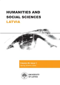 Volume 28, Issue 1 (Spring-Summer 2020)
