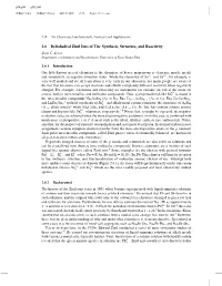 2.6 Deltahedral Zintl Ions of Tin: Synthesis, Structure, and Reactivity Slavi C