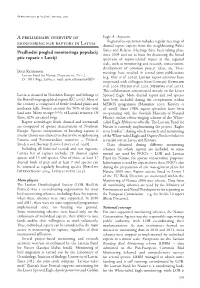A Preliminary Overview of Monitoring for Raptors in Latvia