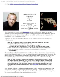 The Phantom a Novel by Jo Nesbo, a Reading for Enjoyment ARJ2 Review by Bobby Matherne
