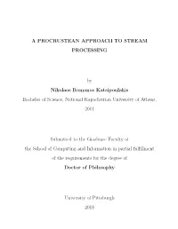 Adaptable Stream Processing