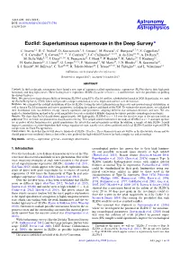 Euclid: Superluminous Supernovae in the Deep Survey? C