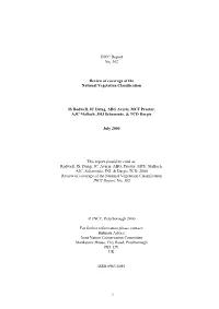 Review of Coverage of the National Vegetation Classification