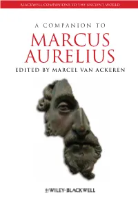 MARCUS AURELIUS MARCUS Department at the University of Cologne