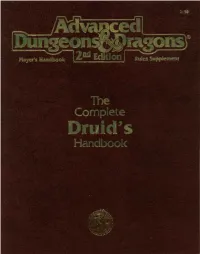 The Complete Druid's Handbook
