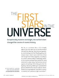 The FIRST STARS in the UNIVERSE WERE TYPICALLY MANY TIMES More Massive and Luminous Than the Sun