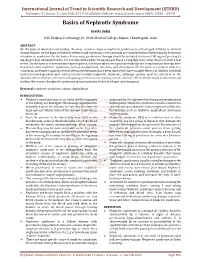 119 Basics of Nephrotic Syndrome