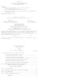 Form 10-Q Securities and Exchange
