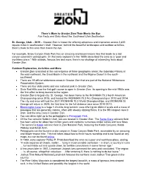 There's More to Greater Zion Than Meets the Eye Fun Facts and Stats