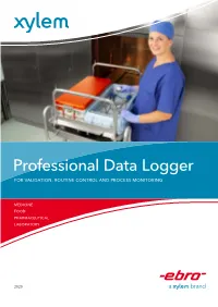 Catalog: Ebro Professional Data Logger