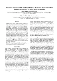 A Category Theory Explanation for the Systematicity of Recursive Cognitive