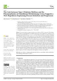 The Link Between Type 2 Diabetes Mellitus and the Polymorphisms Of