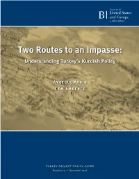 Two Routes to an Impasse: Understanding Turkey's