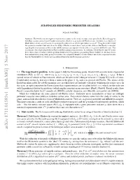 Arxiv:1711.01585V1 [Math.MG] 5 Nov 2017