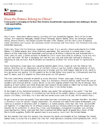 Loading “MSNBC - Does the Future Belong to China?” 02/09/2006 11:04 PM