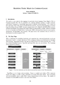 Mapping Topic Maps to Common Logic