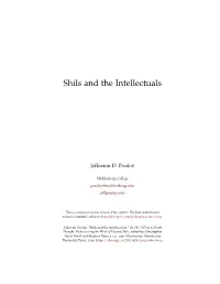 Shils and the Intellectuals