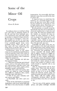SOME of the MINOR OIL CROPS 593 One Another in Composition And, In- Two, Crushing the Kernel Into Fragments Deed, Are Not Readily Difterentiated