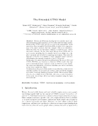 The Extended UTXO Model
