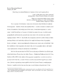 1 Revised Dissertation Proposal February 28, 2005 Theorizing A
