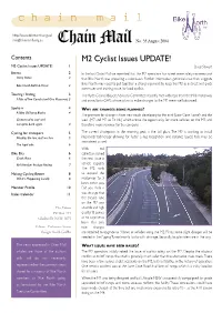 C H a I N M a I L Info@Bikenorth.Org.Au No