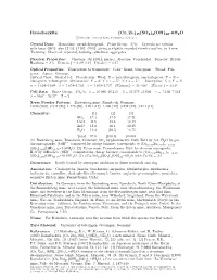 Ramsbeckite (Cu, Zn)15(SO4)4(OH)22 • 6H2O C 2001-2005 Mineral Data Publishing, Version 1 Crystal Data: Monoclinic, Pseudohexagonal