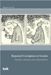 Reported Corruption in Sweden Structure, Risk Factors and Countermeasures