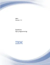 Database SQL Programming