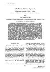 The Chaotic Rotation of Hyperion*