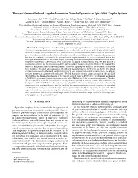 Theory of Current-Induced Angular Momentum Transfer Dynamics in Spin-Orbit Coupled Systems