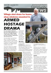 Village Shut Down for Hours, Shop Windows Smashed In
