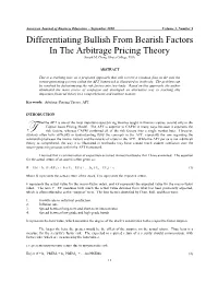 An Effective Way for Teaching the Arbitrage Pricing Theory