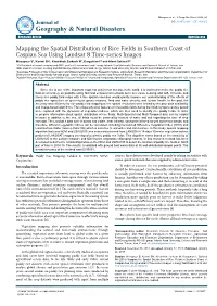 Mapping the Spatial Distribution of Rice Fields in Southern Coast Of