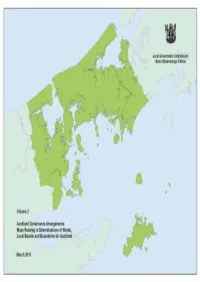 Ward and Local Board Boundary Maps and Relevant Population