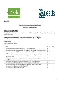 1 Appendix 2 Chapel Allerton Community Plan and Design