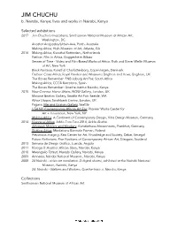 2019 Jim Chuchu CV