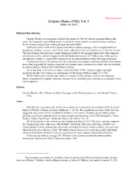 C:\Users\Randy\Documents\Wesley\Poetry and Hymns\Charles Wesley Files\Published Primary Sources\First Editions Revised\Scriptur