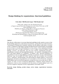 Design Thinking for Organizations: Functional Guidelines