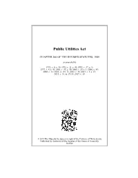 Public Utilities Act