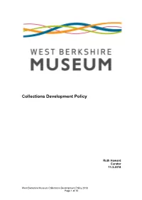 Collections Development Policy