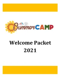 Welcome Packet 2021